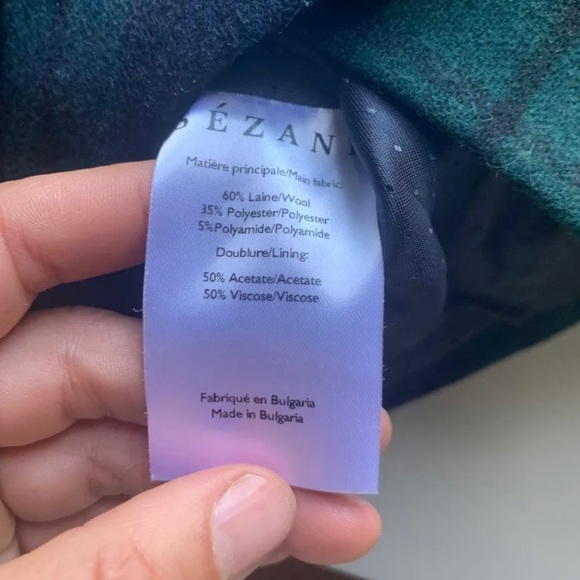 Sézane Tartan Vest. 36/S. - Picture 3 of 4